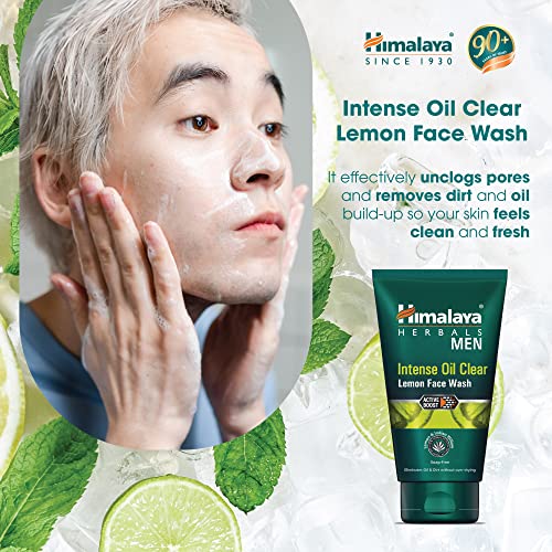 Himalaya MEN Intense Oil Clear Lemon Face Wash, 100ml - Image 5