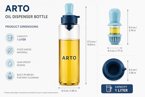Arto 2-in-1 Oil Dispenser Bottle