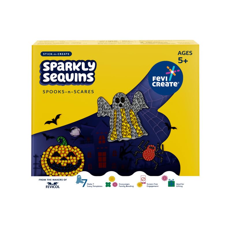 Fevicreate Stick-n-Create Sparkly Sequins Spooks-n-Scares