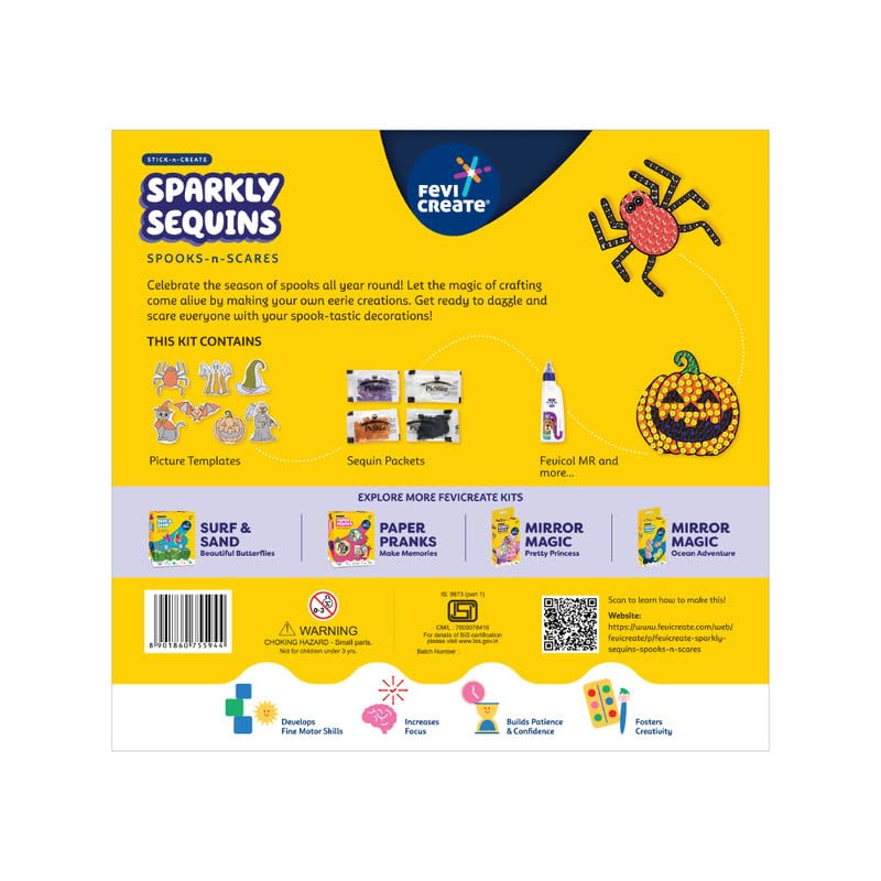 Fevicreate Stick-n-Create Sparkly Sequins Spooks-n-Scares