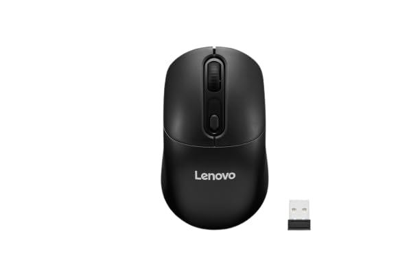 Lenovo USB-A Wireless Mouse, Reliable