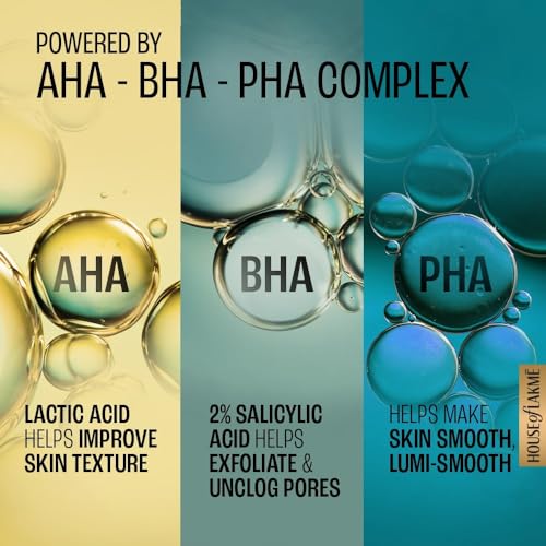 Lakme Lumi Smooth AHA+BHA+PHA+B3 cream