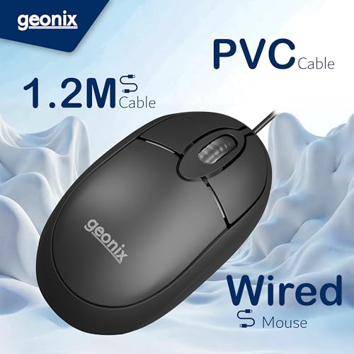 GEONIX Essential Wired Optical Mouse