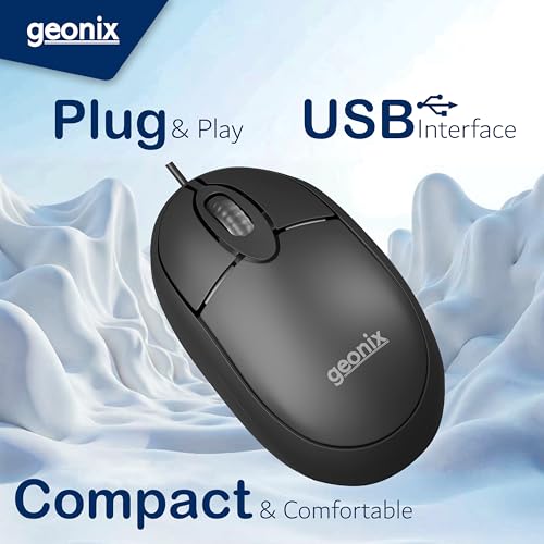 GEONIX Essential Wired Optical Mouse
