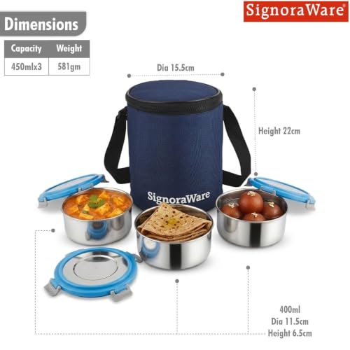 Signoraware Meal Mate Stainless Steel