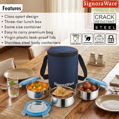 Signoraware Meal Mate Stainless Steel
