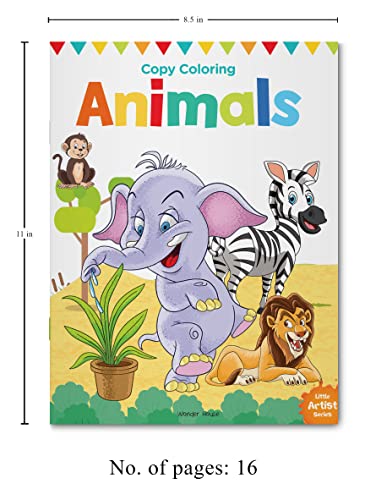 Little Artist Series Animals: Copy Colour Books - Image 4