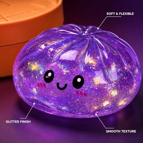 Squishy Dumpling Toy with Container - Image 2