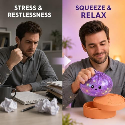 Squishy Dumpling Toy with Container - Image 5