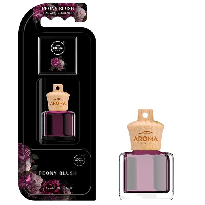 Aroma Car Perfume Wood Air Freshener Peony Blush 7ml