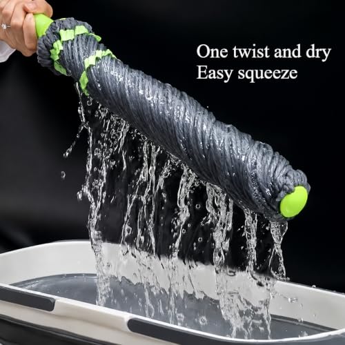 Microfiber Twist Mop with Long