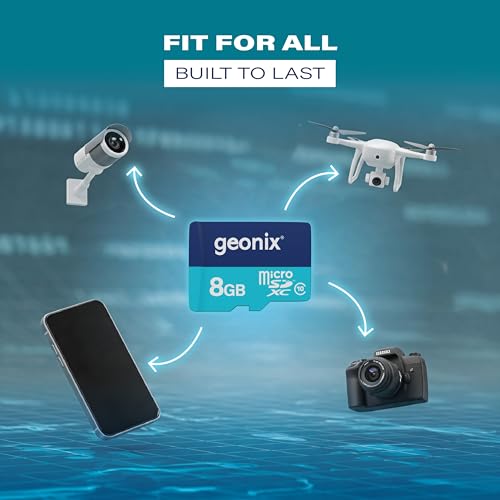 Geonix 8GB MicroSDXC, 150MB/s Read