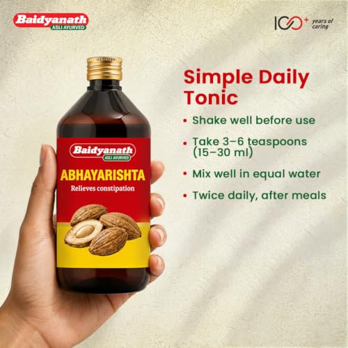 Baidyanath Abhayarishta - Ayurvedic Digestive Tonic 450ml - Image 6