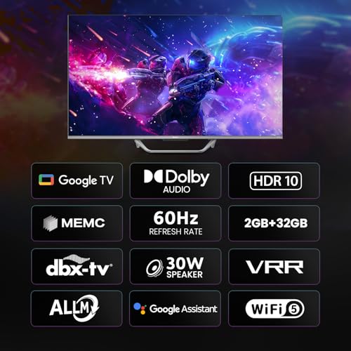 Haier H6E Series 139cm (55) 4K QLED Ultra HD Smart LED Google TV 55H6E - Image 3