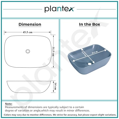 Plantex Ceramic Table Top Wash