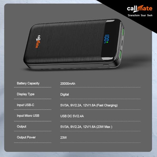 CALLMATE Chargemaster 200 Fast Charing