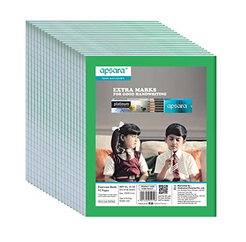 Apsara Small Size Softbound Notebook 19X15.5 Pages 92 Single Line - Image 4