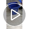 Milan Plastic Garbage Waste Dustbin with Step-On Pedal 65 Ltr Yellow - Image 2