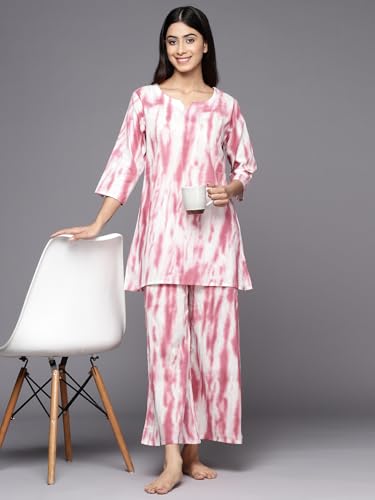 Gerua by Libas Printed Cotton Night Suits | Sleep wear - Image 2