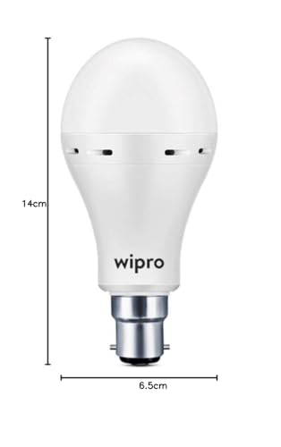 wipro NE1201 12 Watt LED B22 Bulb (White) - Image 4