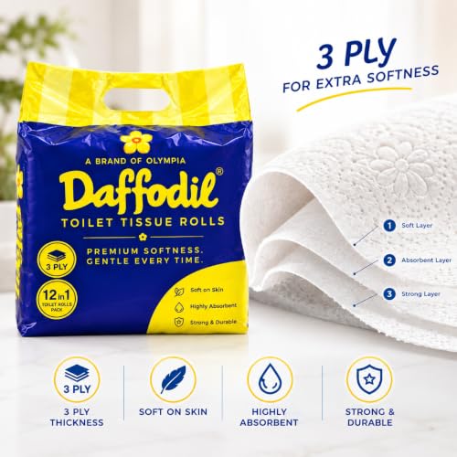 Daffodil 3 Ply Toilet Tissue