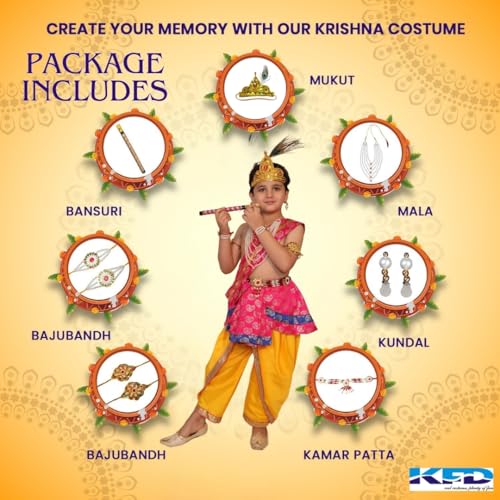 Kaku Fancy Dresses Krishna Costume