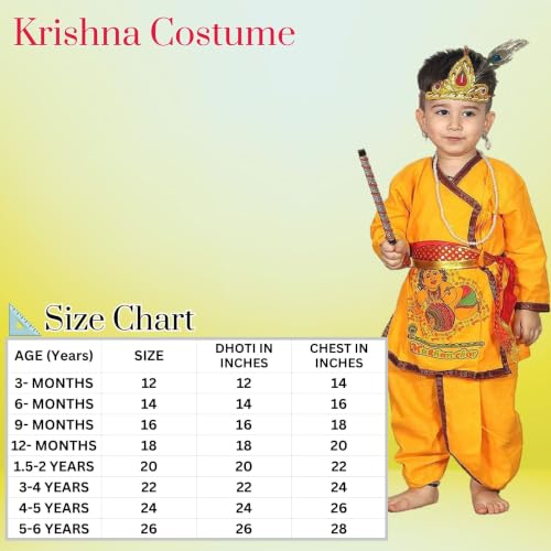 Kaku Fancy Dresses Krishna Costume