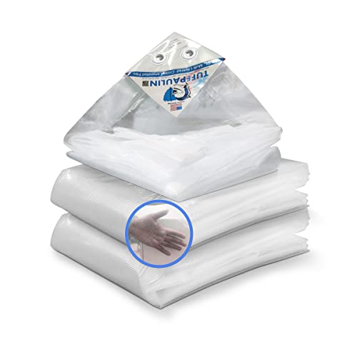 TUFFPAULIN 10 x 8 Ft 120 GSM Transparent Waterproof Tirpal - Image 7