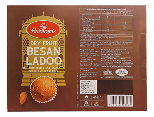 Haldiram's Haldirams Mithas Besan Ladoo