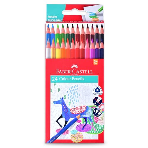 Faber-Castell Triangular Colour Pencil Set