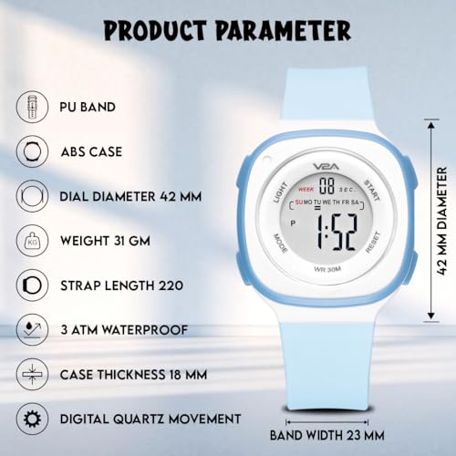 V2A Digital Watch for Girls