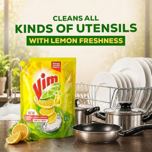 Vim Dishwash Liquid 3 L