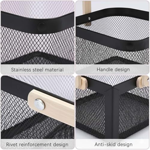 BIANCO Premium Metal Mesh Storage