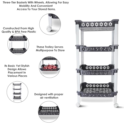 Nayasa Candy Rectangular Trolley 4