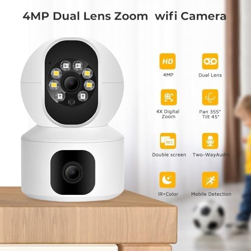 MacCam 4+4MP Smart WiFi PTZ CCTV Camera (MGT) (MGT3) - Image 6