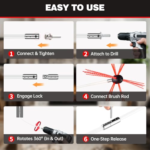 33 Feet Chimney Sweep Kit