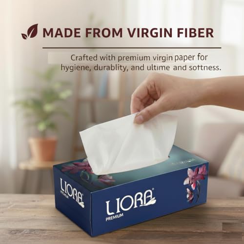 Liora 2 Ply Facial Tissue