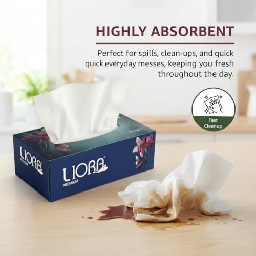 Liora 2 Ply Facial Tissue