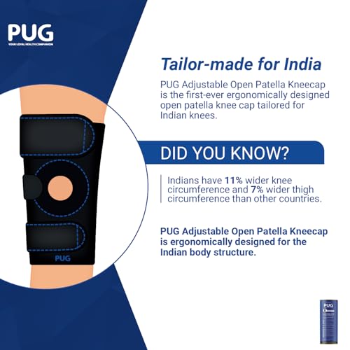 PUG Open Patella Kneecap, Adjustable