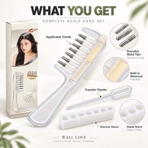 Hair Oil Applicator Comb, Refillable