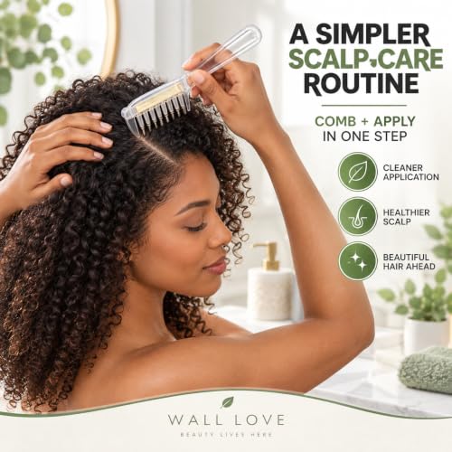 Hair Oil Applicator Comb, Refillable