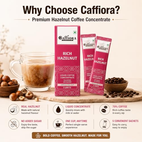 Caffiora Hazelnut Flavoured Instant Coffee