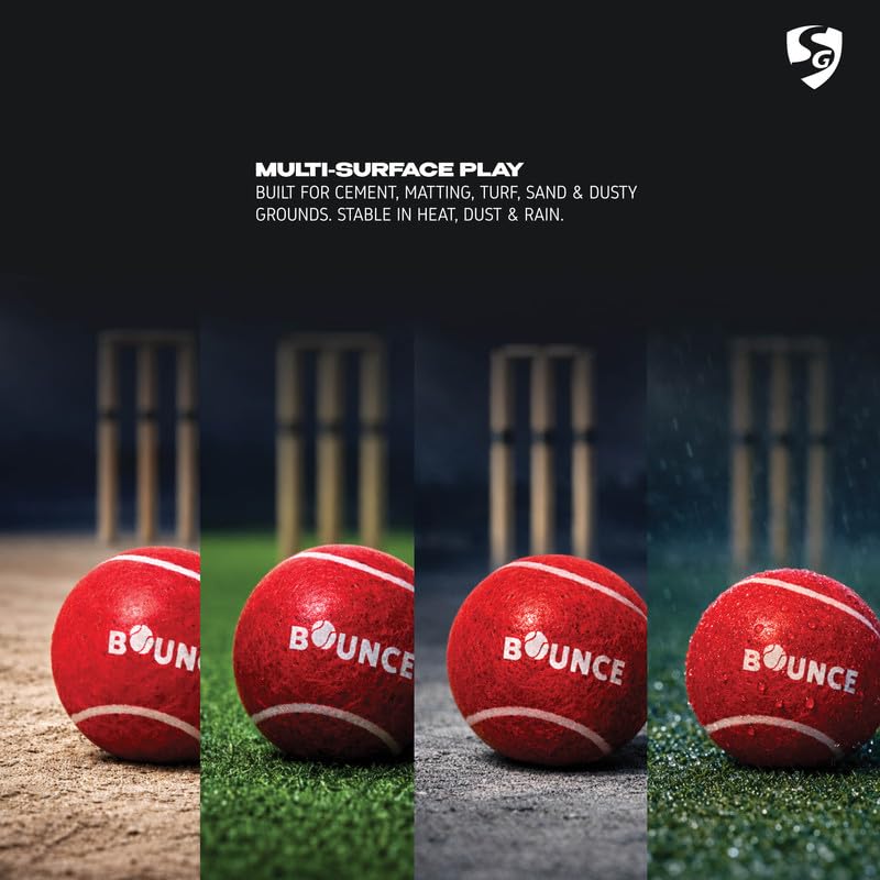 SG Heavy Tennis Cricket Ball – Power • Durability • Strong Bounce - Image 2