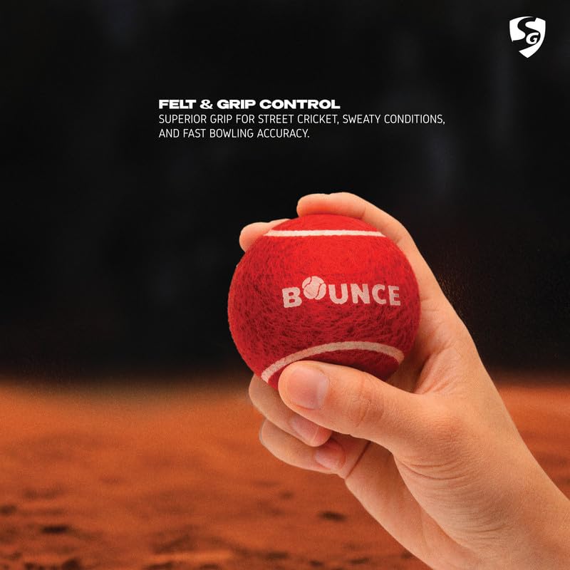 SG Heavy Tennis Cricket Ball – Power • Durability • Strong Bounce - Image 3