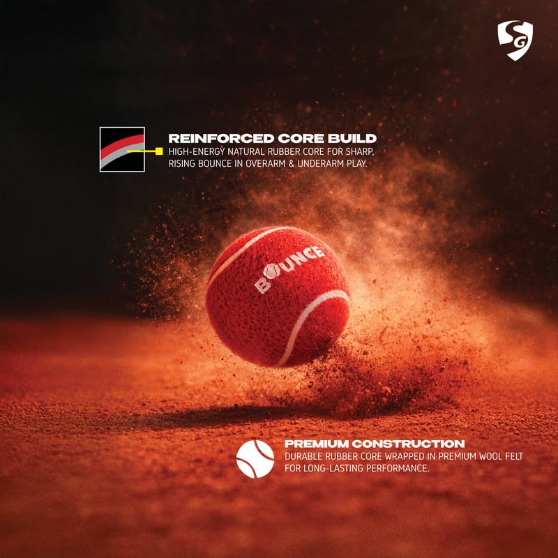 SG Heavy Tennis Cricket Ball – Power • Durability • Strong Bounce - Image 4