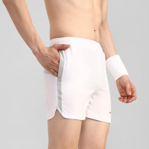 Head HPS-1115 Badminton Shorts for Mens, Colour - White - Image 3