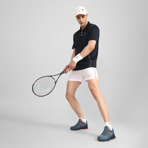 Head HPS-1115 Badminton Shorts for Mens, Colour - White - Image 7