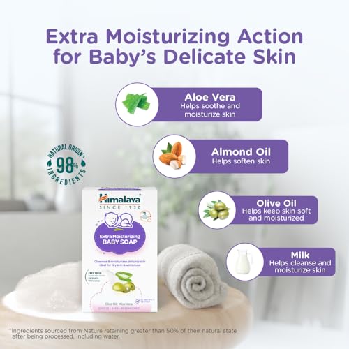 Himalaya Extra Moisturizing Baby Soap