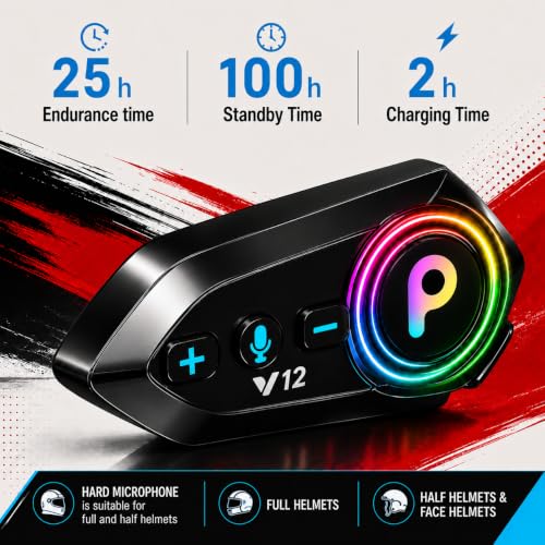 Primate Y12 Bluetooth Motorcycle Helmet