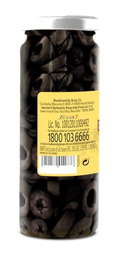 Borges Black Sliced Olives –